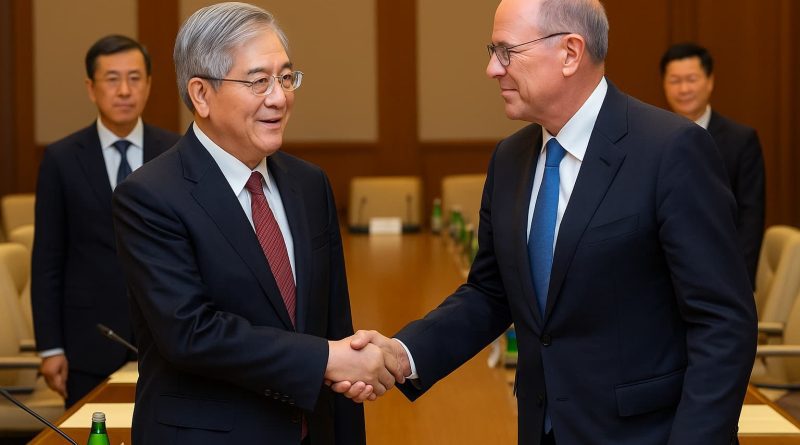 Reunión en Malasia durante el acuerdo China EE. UU