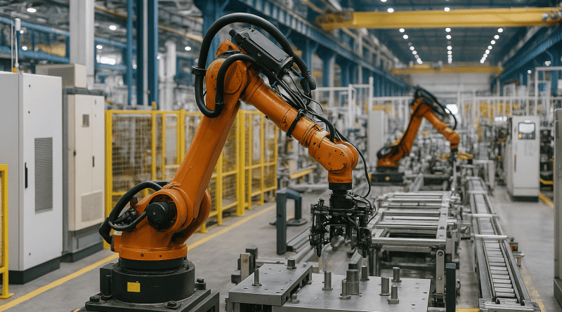 Fábrica moderna que representa el aumento de las ganancias industriales de China en 2025.