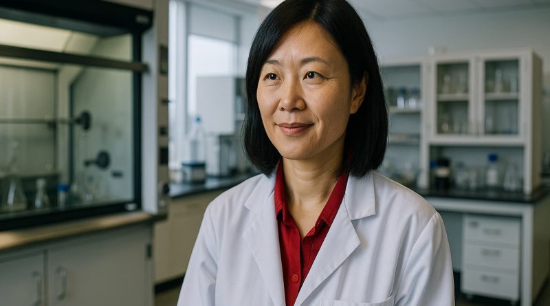 China atrae científicos - Fang Lei en laboratorio Ningbo investigación materiales sostenibles