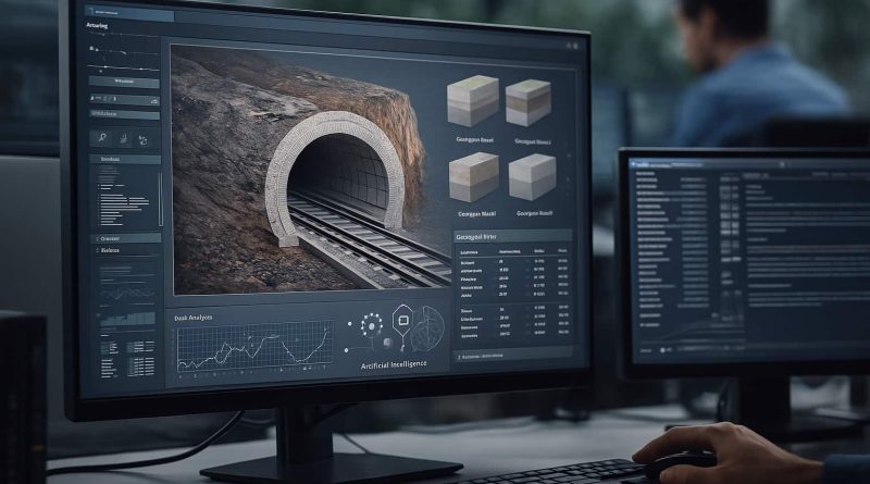 China completa el primer diseño de túnel ferroviario dirigido por inteligencia artificial.