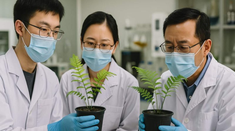 China cultiva plantas minerales - helechos extraen tierras raras