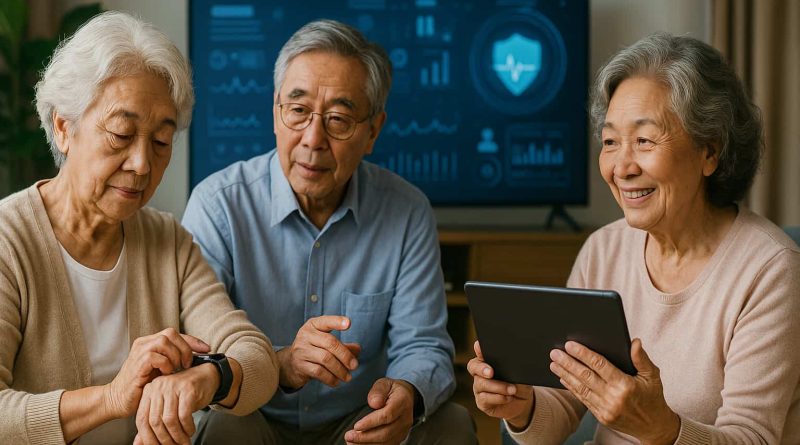 Mercado senior China - adultos mayores tecnología salud economía plateada