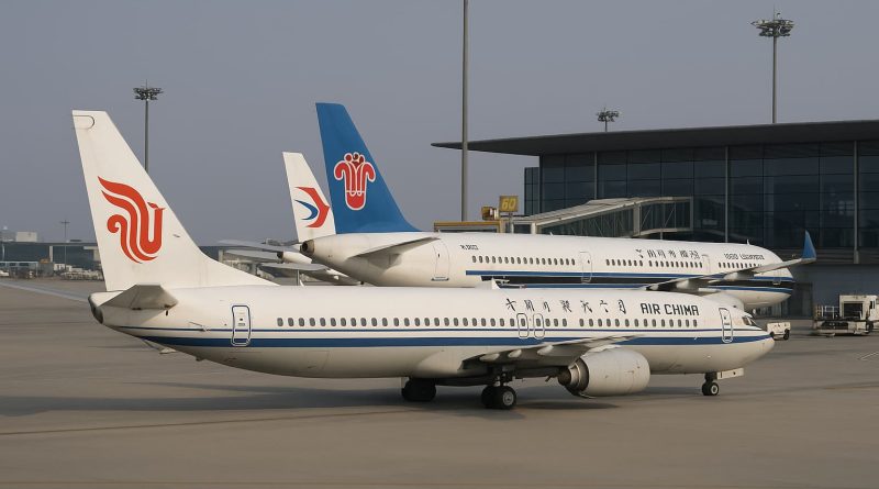 Aerolíneas estatales chinas extienden reembolsos completos para vuelos hacia Japón.