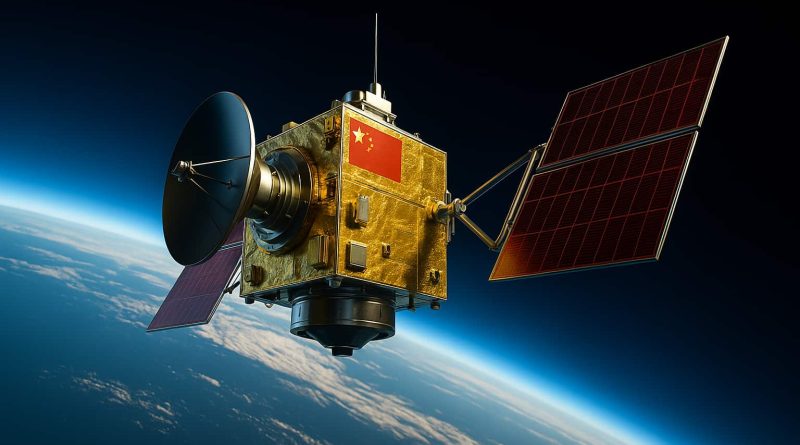 Constelación china Xingyan con satélites monitoreando órbita terrestre.