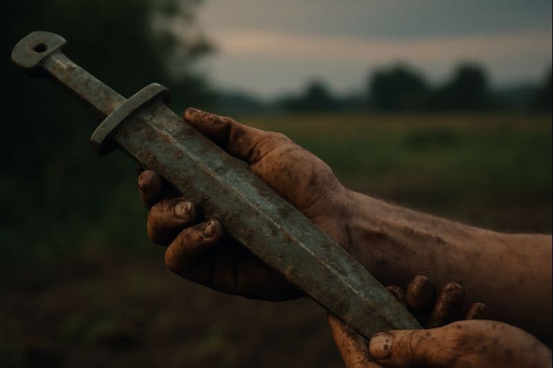 Ciudadano entrega espada de bronce hallada en Anhui