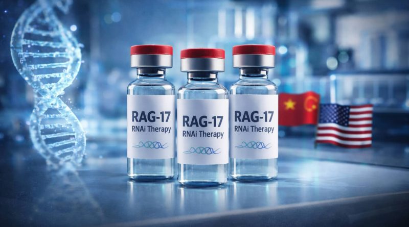 Laboratorio chino investigando terapias genéticas para la ELA.