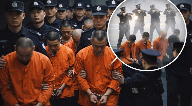 Autoridades judiciales chinas anuncian la ejecución de miembros de un grupo criminal transfronterizo.