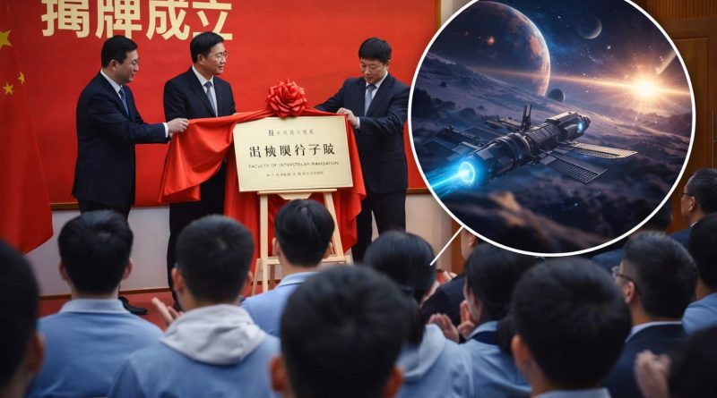 Universidad china inaugura facultad dedicada a navegación interestelar.