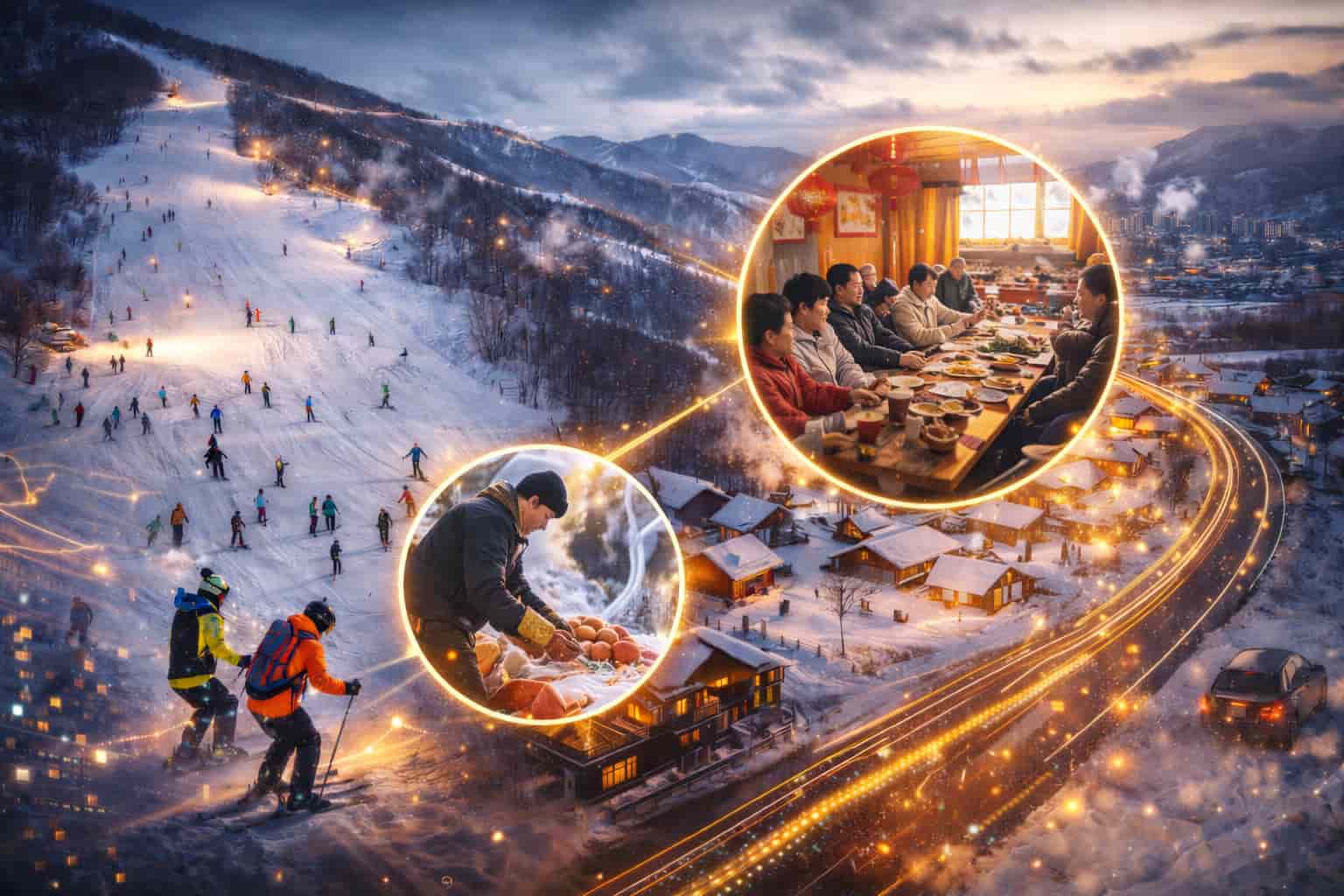 Una estación de esquí reactiva toda una región en el nordeste chino