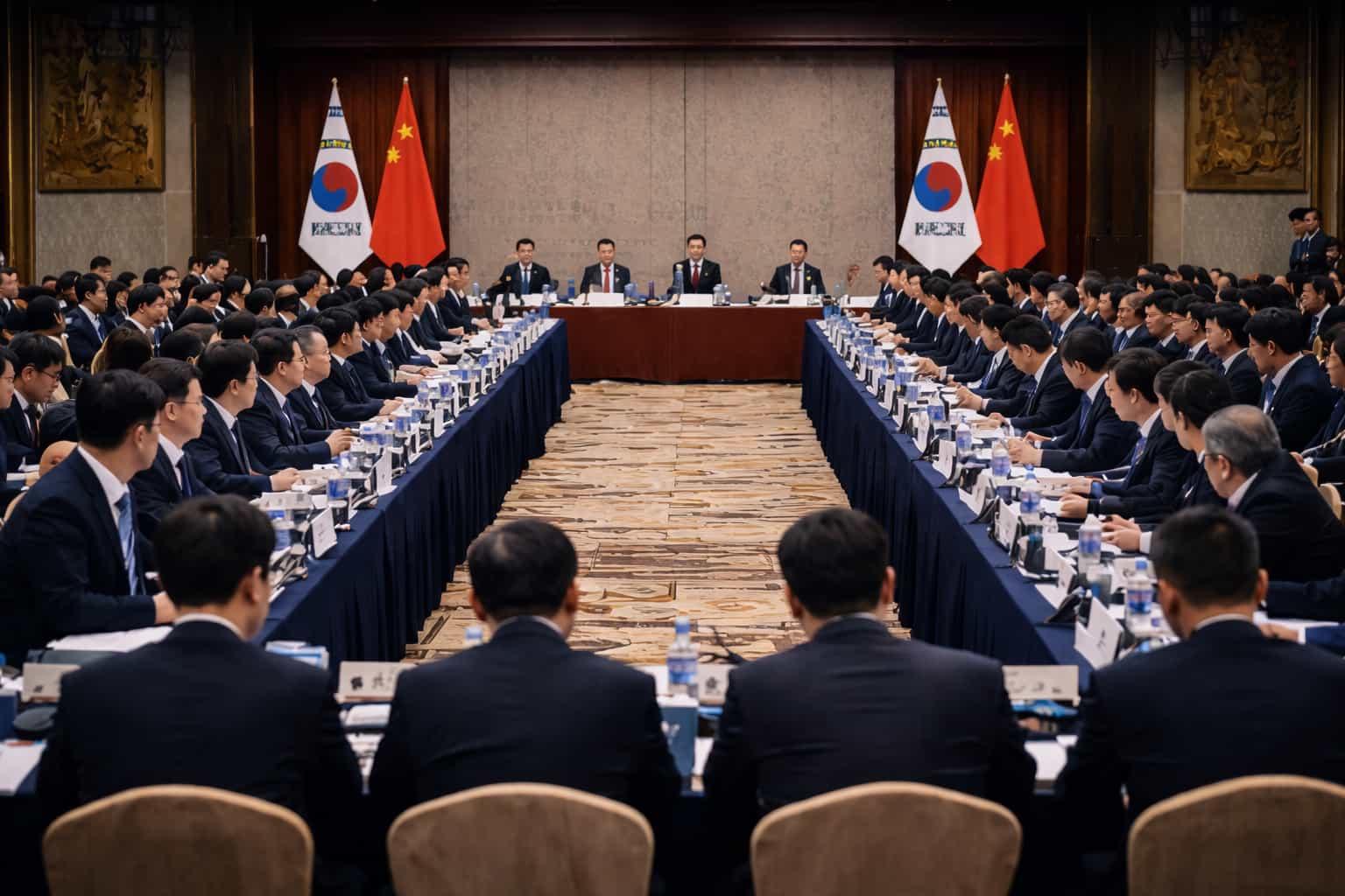 Los cuatro grandes chaebol de Corea reaparecen juntos en China