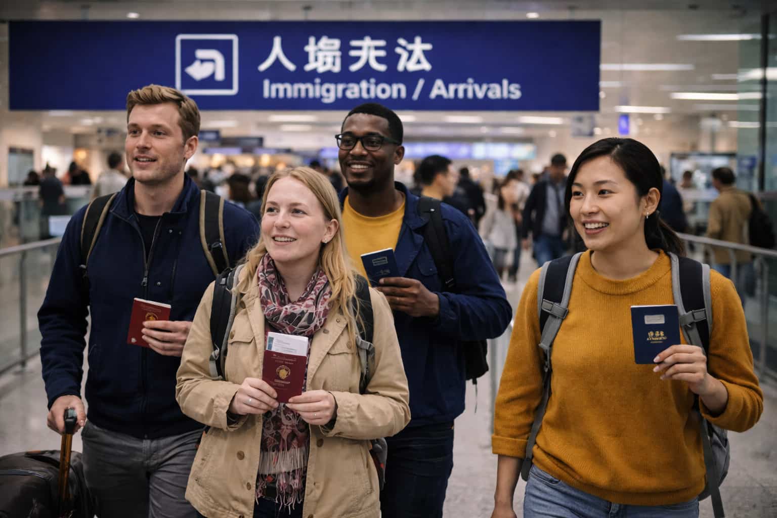 Récord de turistas extranjeros sin visado en China