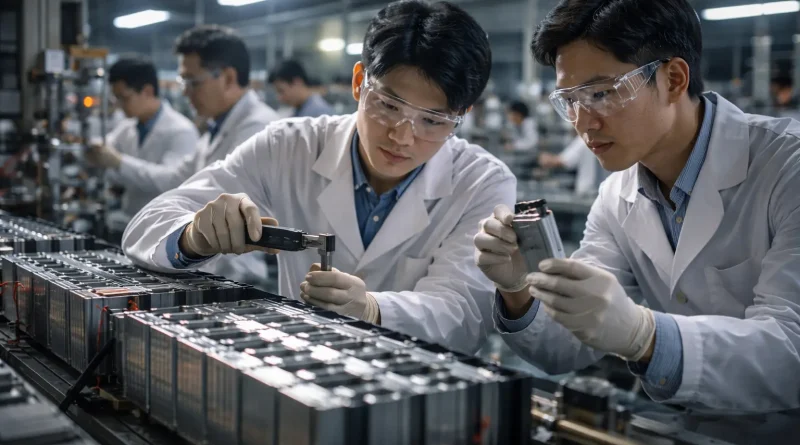 China supera a Corea del Sur en baterías secundarias según evaluación oficial 2024