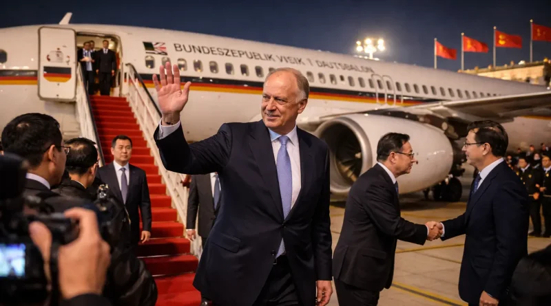 Visita Merz a China en febrero de 2026 en Beijing