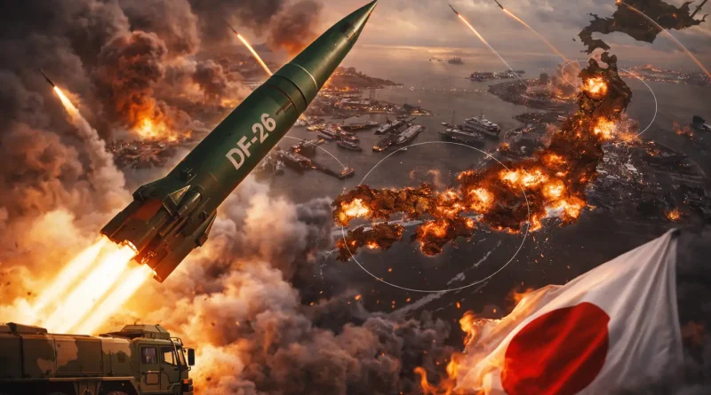 Zhang Zhaozhong durante intervención pública sobre escenario hipotético China-Japón