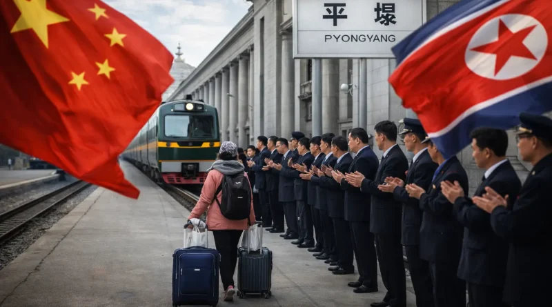 Tren China Corea del Norte vuelve a operar y llega a la estación de Pyongyang