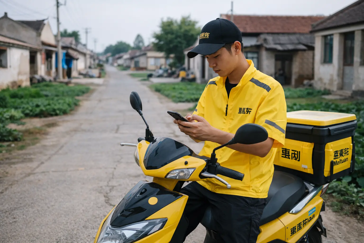 Repartidor rural en China gana más de 10.000 yuanes al mes en un pequeño pueblo